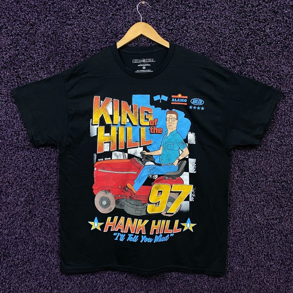 Hank Hill Ill Tell You What Racing Style Tshirt size extra large
